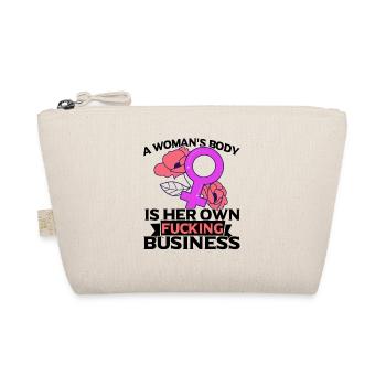 Féministe Féminisme émancipation cadeau - Trousse biologique - nature - Devant