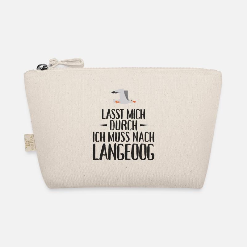 Lasst mich durch ich muss nach Langeoog Möwe Bio-Täschchen