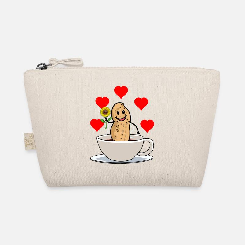 Good morning peanut coffee cup flower breakfast Organic Pouch