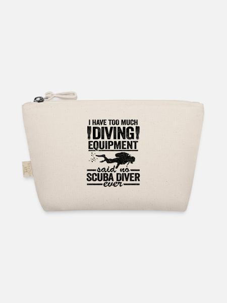 Scuba Tauchsport Geschenk Tauchen Taucher - Bio-Täschchen - Natur - Vorne