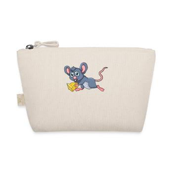 Mouse with cheese - Organic Pouch - nature - Front