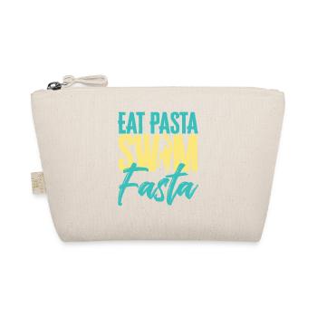 Eat Pasta Swim Fasta Funny Swimming - Organic Pouch - nature - Front