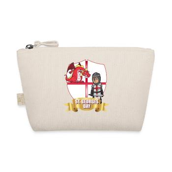 St George Day Dragon Knight - Organic Pouch - nature - Front