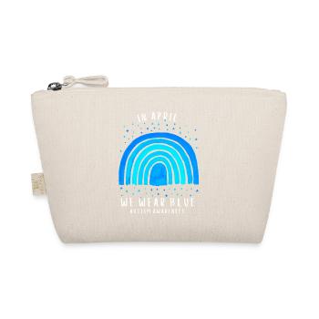 En Avril we wear Blue Autism Awareness - Trousse biologique - nature - Devant