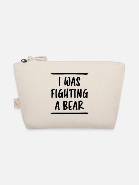 I Quoi Fighting A Bear Drôle de sort Cadeau fun - Trousse biologique - nature - Devant