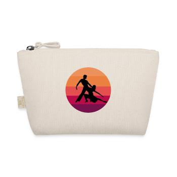 Latin Dancing Dance Couple Salsa Paso Doble - Organic Pouch - nature - Front