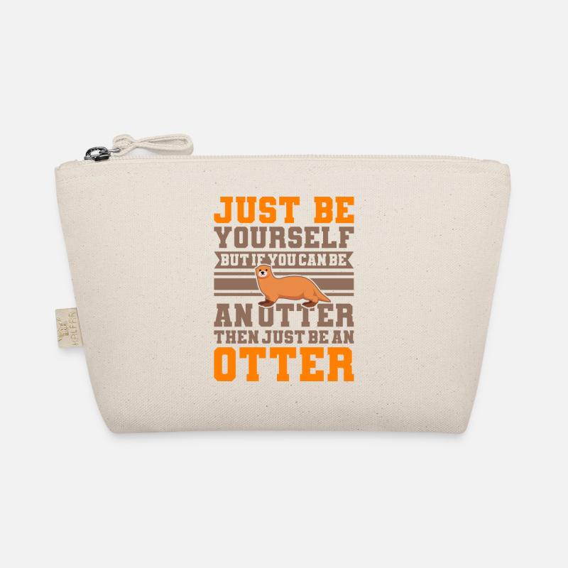 SEI EIN OTTER Otter Merch Süßer Otter Kinder - Bio-Täschchen - Natur