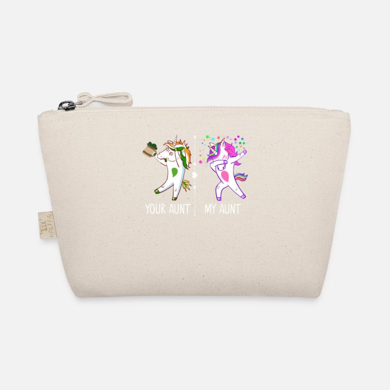 Funny Dabbing Aunt Unicorn Organic Pouch