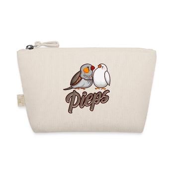 Zebra finches PIEPS Zebrafinch magnificent finches - Organic Pouch - nature - Front