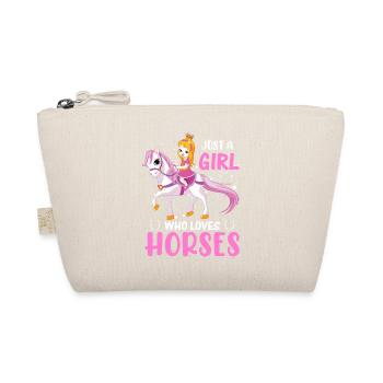 Amoureux du cheval, cheval horse. Love Horses - Trousse biologique - nature - Devant