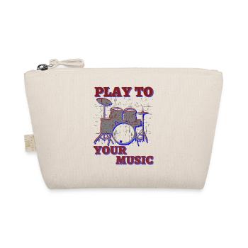 drums play to your music - Organic Pouch - nature - Front
