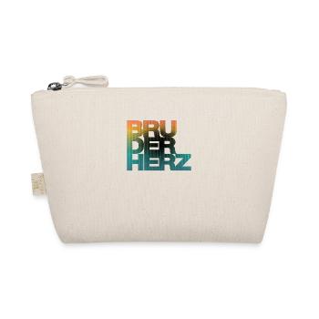 Bruderherz Bester Bruder der Welt Geschenkidee - Bio-Täschchen - Natur - Vorne