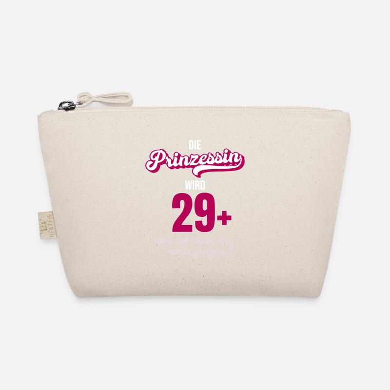 Ich bin 29 +. Ideal als Geschenk zum 30er. - Bio-Täschchen - Natur