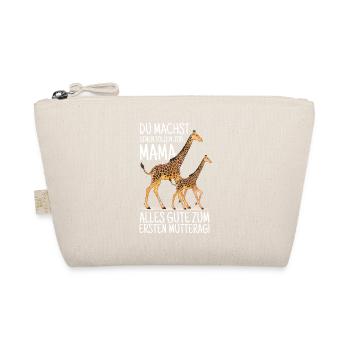 Muttertag Mutter Mummy Giraffe Spruch Geschenk - Bio-Täschchen - Natur - Vorne