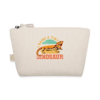 Bearded Dragon Lizard Reptile Vintage - Organic Pouch - nature - Front