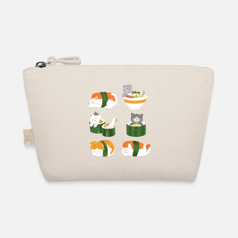 Sushi Katze Japan Anime Kawaii - Bio-Täschchen - Natur