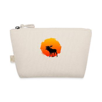 An Elk With A Sunset - Organic Pouch - nature - Front