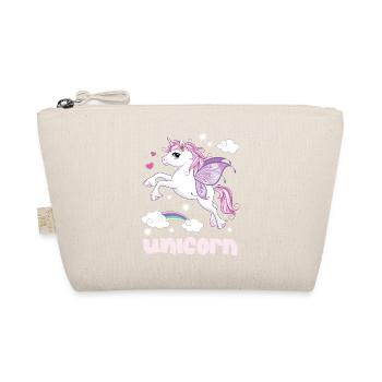 Unicorn Unicorns Magical time I want a unicorn - Organic Pouch - nature - Front
