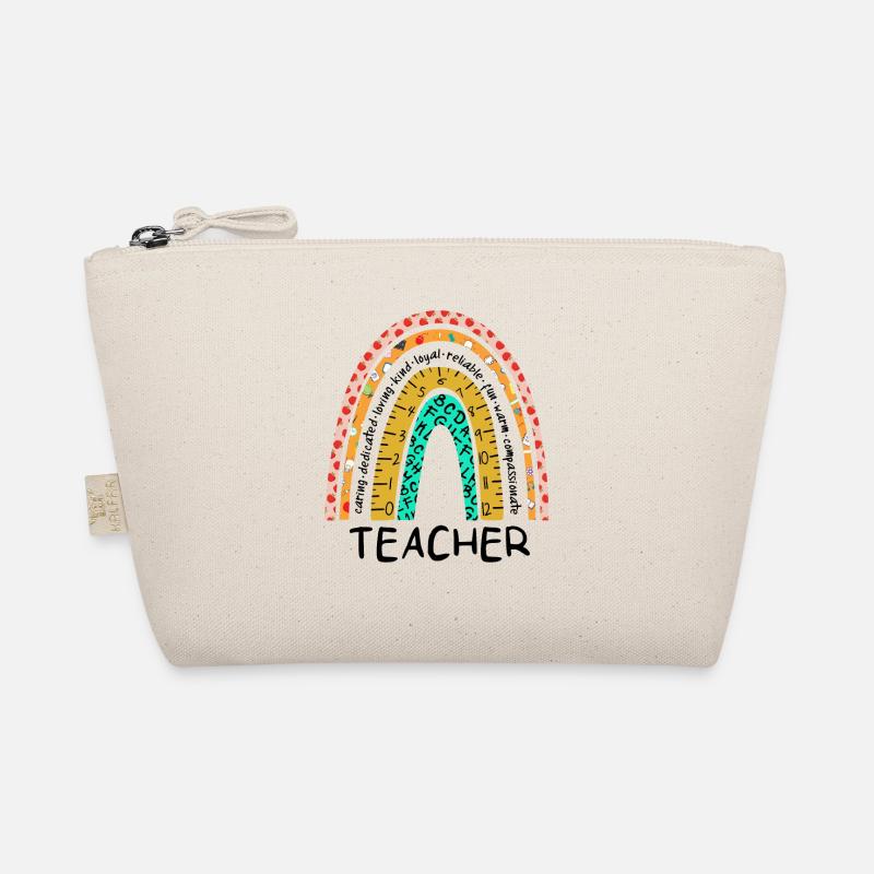 Teacher Rainbow - Bio-Täschchen - Natur