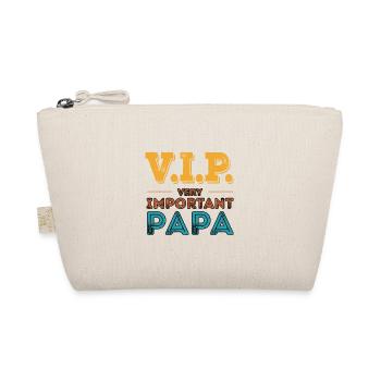 VIP Very Important Dad Man Vintage Humor - Organic Pouch - nature - Front