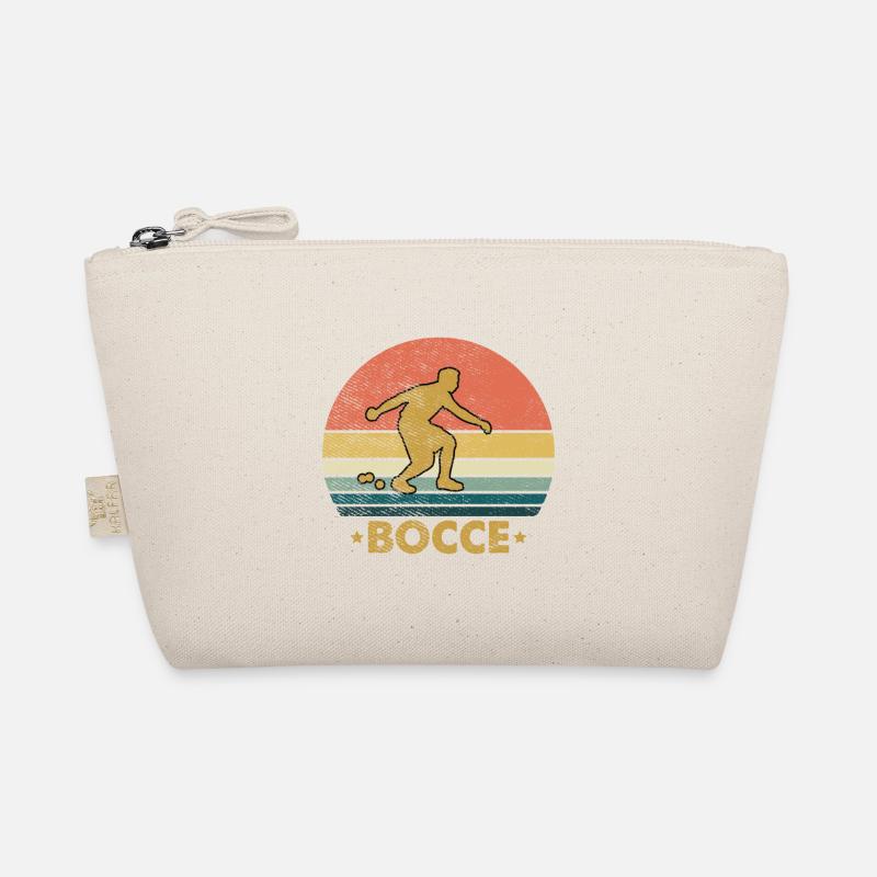 Bocce Bowling I Play Bocca Ball Players Organic Pouch