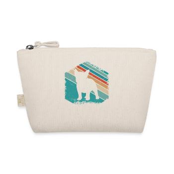 French Bulldog Cute Dog Design - Organic Pouch - nature - Front