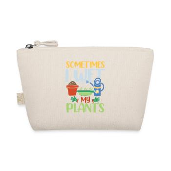 SOMETIMES I WET MY PLANTS - Organic Pouch - nature - Front
