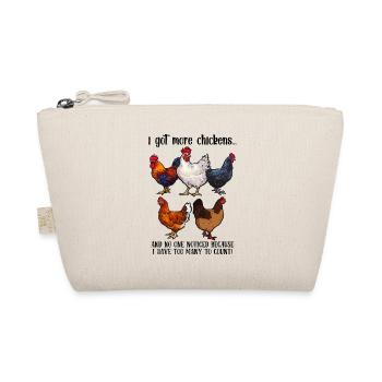 Chicken Farmer Chicken Mom - Organic Pouch - nature - Front