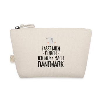 Lasst mich durch ich muss nach Dänemark Möwe - Bio-Täschchen - Natur - Vorne