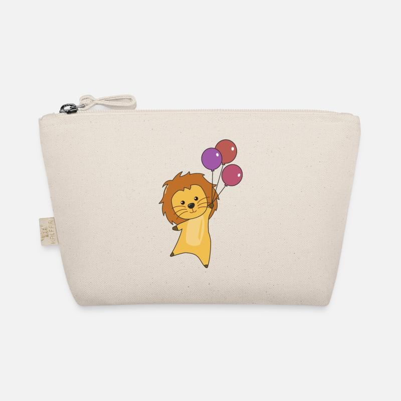 Les ballons lion volent vers le haut des animaux mignons Trousse biologique