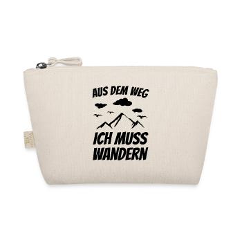 Aus dem Weg! Ich muss Wandern - Bio-Täschchen - Natur - Vorne