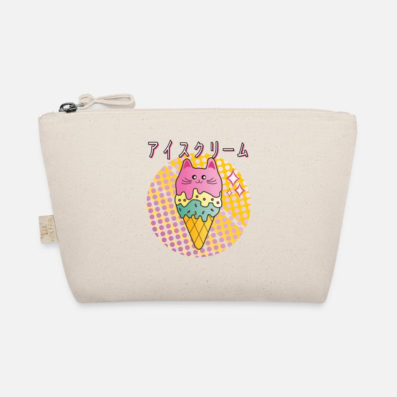 Kawaii Eiscreme - Bio-Täschchen - Natur