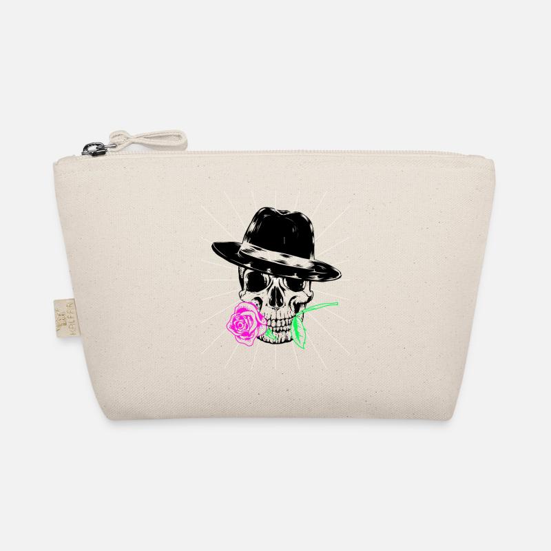 Romantic Skull Skull Gentleman Casanova Organic Pouch