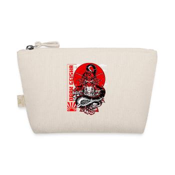 Dark Geisha Japanese Artwork - Organic Pouch - nature - Front
