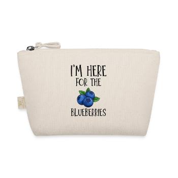 I'm Here For the Blueberries - Organic Pouch - nature - Front