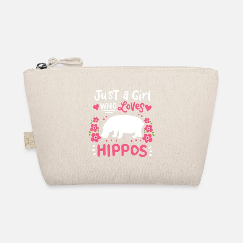 Hippo Hippo Hippo Hippo Lovers Organic Pouch