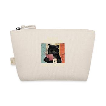Easily Distracted by cats and books cadeau chat - Trousse biologique - nature - Devant