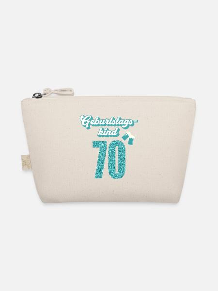 70. Geburtstag 70 Jahre 70er Geburtstagskind - Bio-Täschchen - Natur