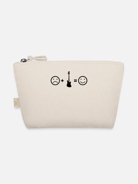Bass Bassgitarre Bassist Geschenk - Bio-Täschchen - Natur