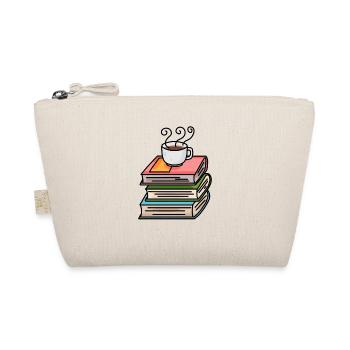 Coffee and books - Organic Pouch - nature - Front