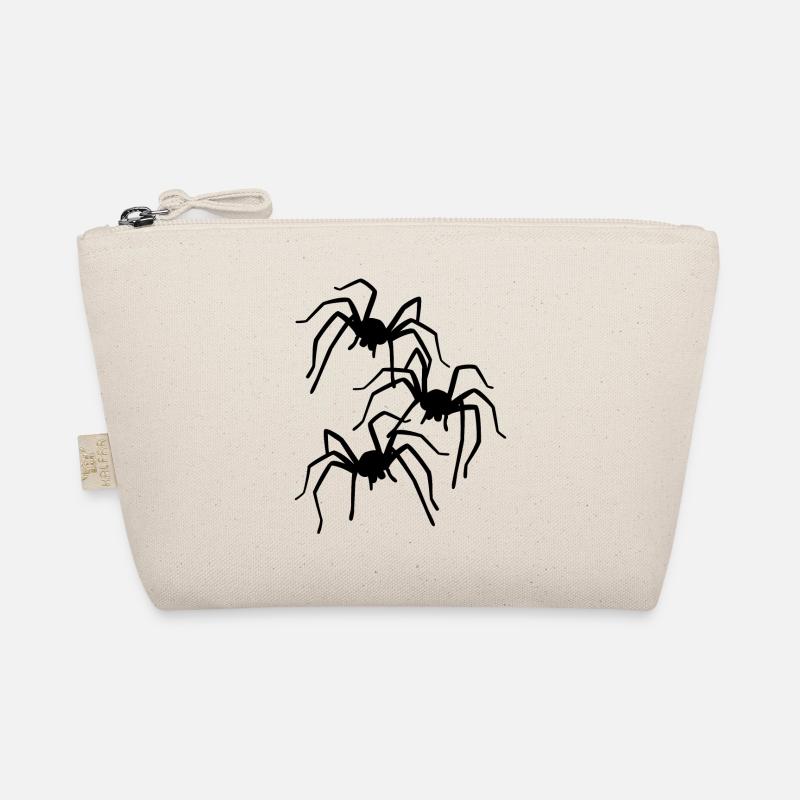 Spider spiders phobia fear panic horror Organic Pouch