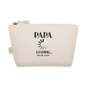 Papa Loading ... Schwangerschaft - Bio-Täschchen - Natur - Vorne