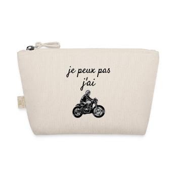 Je peux pas j ai Café Racer - Motard Vintage - Trousse biologique - nature - Devant