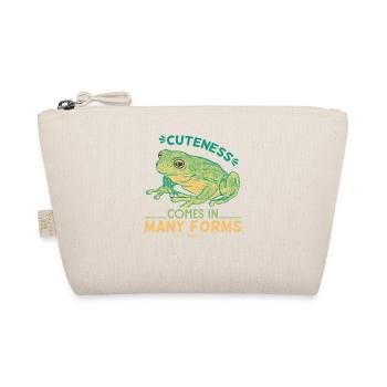 cute frog kids toad - Organic Pouch - nature - Front