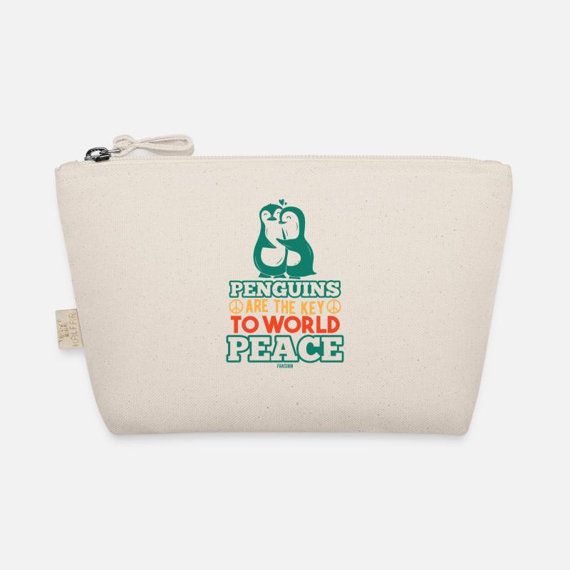 Pinguine Weltfrieden Bio-Täschchen