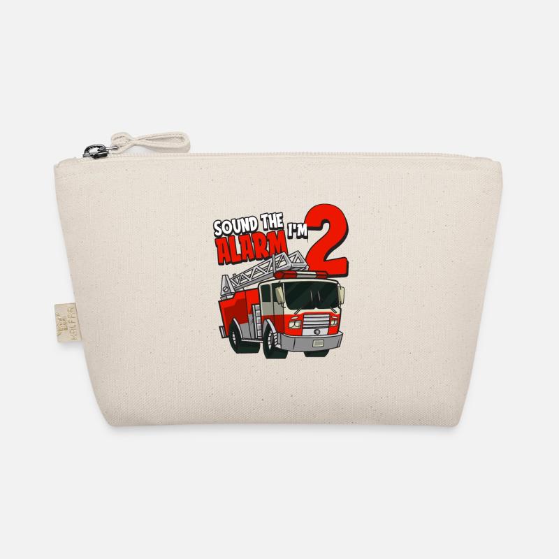 2nd Birthday Years Young FireFighter Gift Organic Pouch