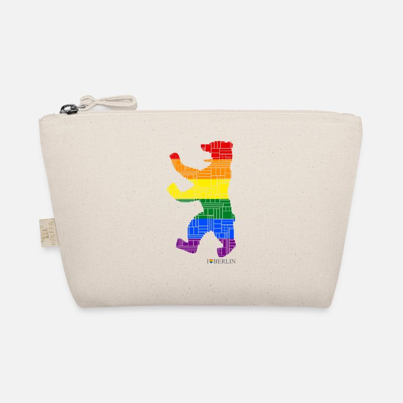 Berlin - Berliner Bär - I Love Berlin - Gay Pride - Bio-Täschchen - Natur