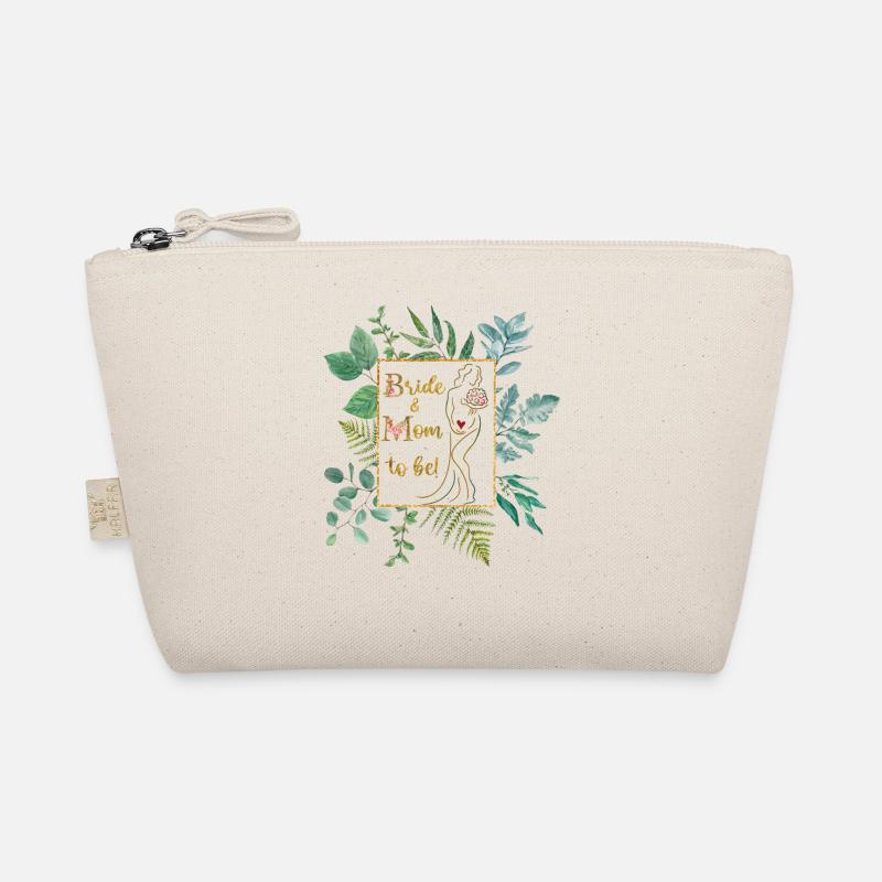 Bride & Mom to be, pregnant, wedding, gift Organic Pouch