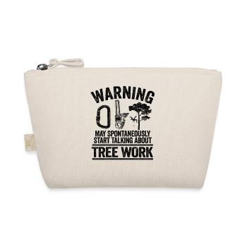 Baumpfleger Geschenk Baumkletterer Forstwirt - Bio-Täschchen - Natur - Vorne