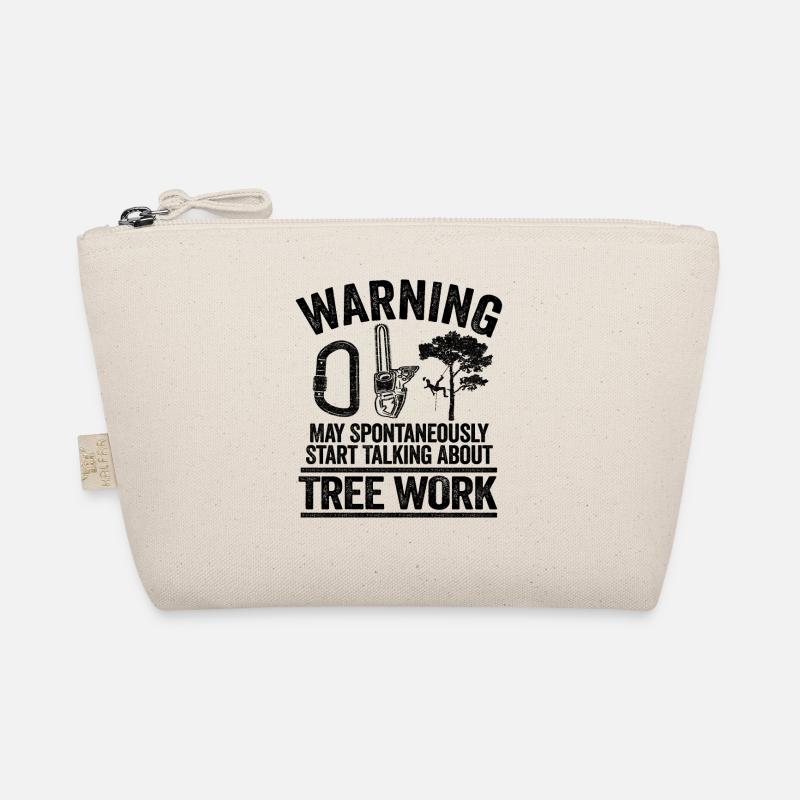 Baumpfleger Geschenk Baumkletterer Forstwirt - Bio-Täschchen - Natur